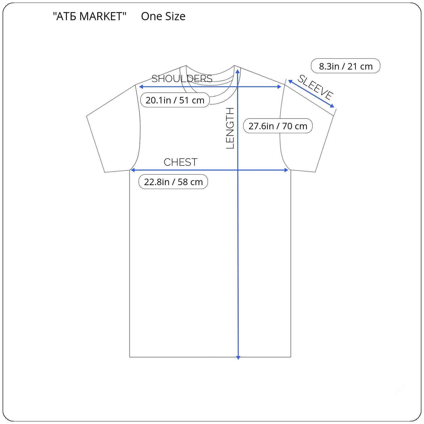 ATБ Market Cotton Distressed T-shirt in Black