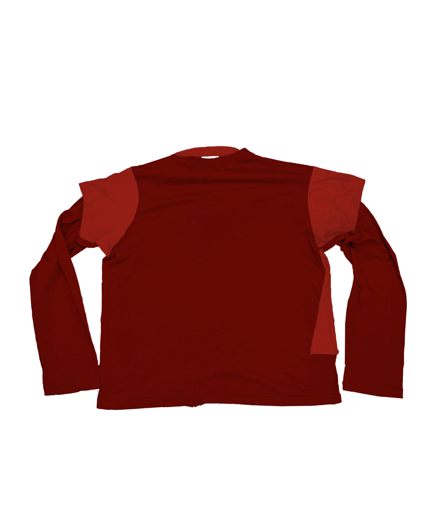 Non-printed "I'M NOT A SMOKER" Burgundy Cotton Longsleeve