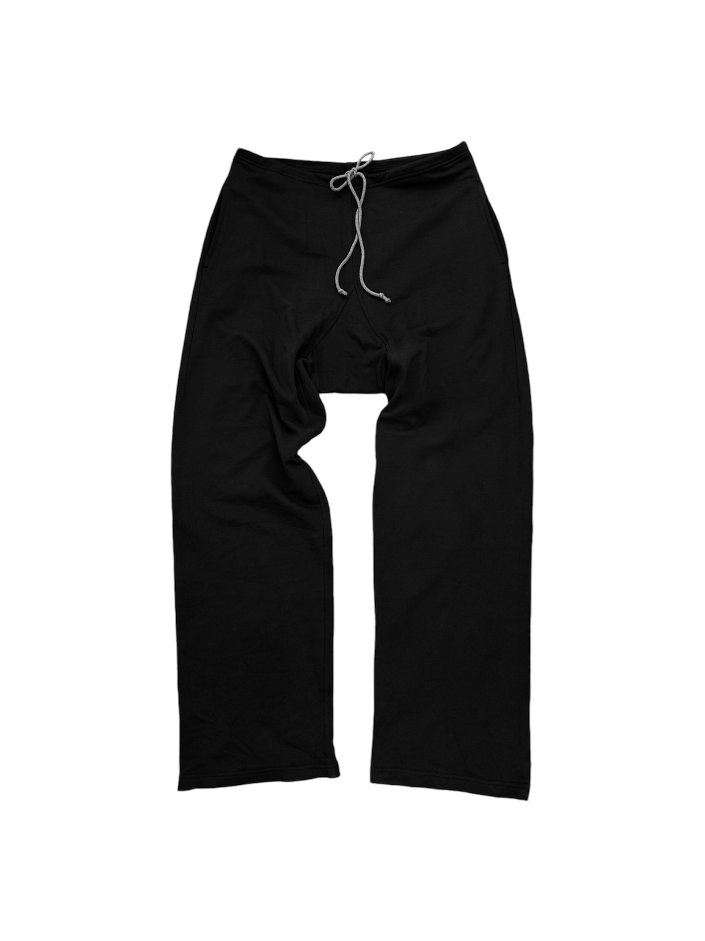 Non-printed "I'M NOT A SMOKER" Black Cotton Printed Sweatpants