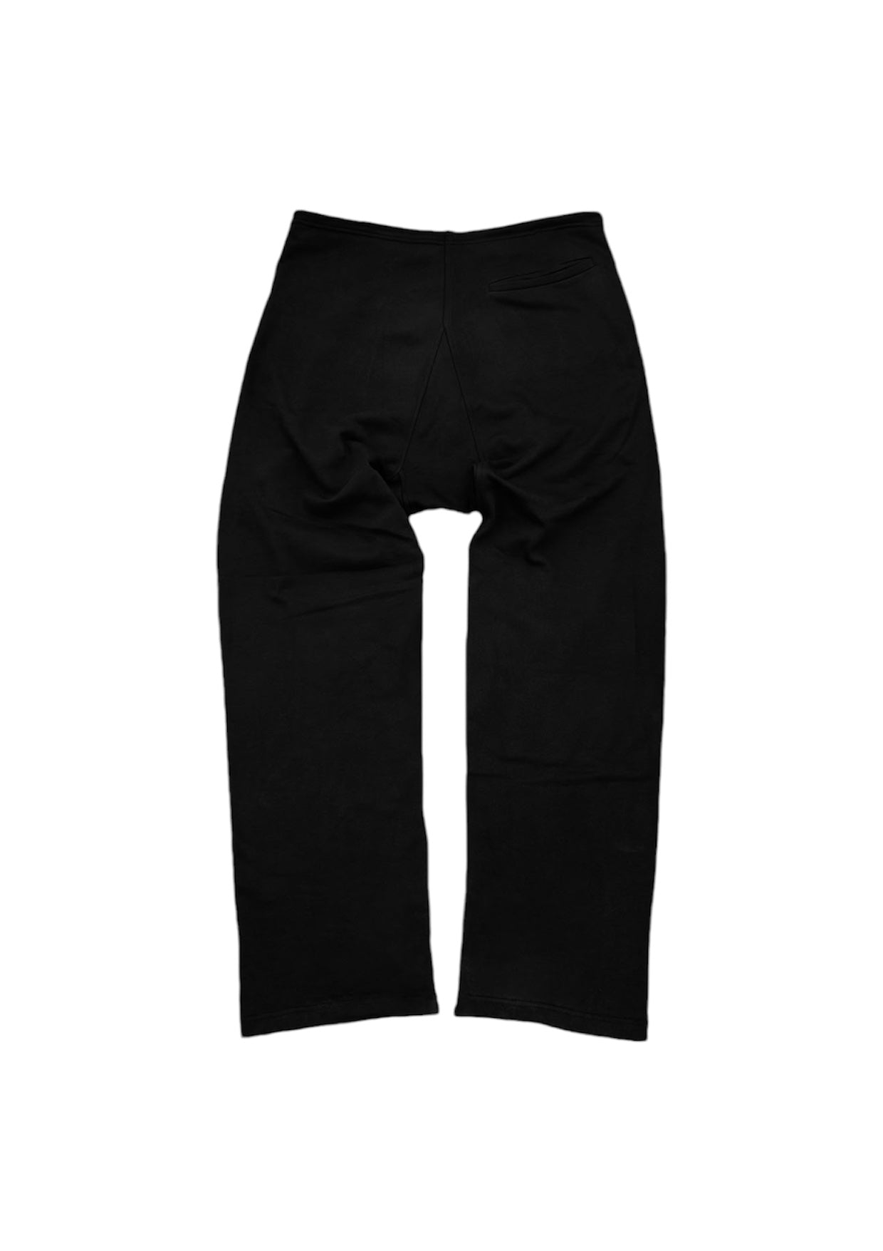 Non-printed "I'M NOT A SMOKER" Black Cotton Printed Sweatpants