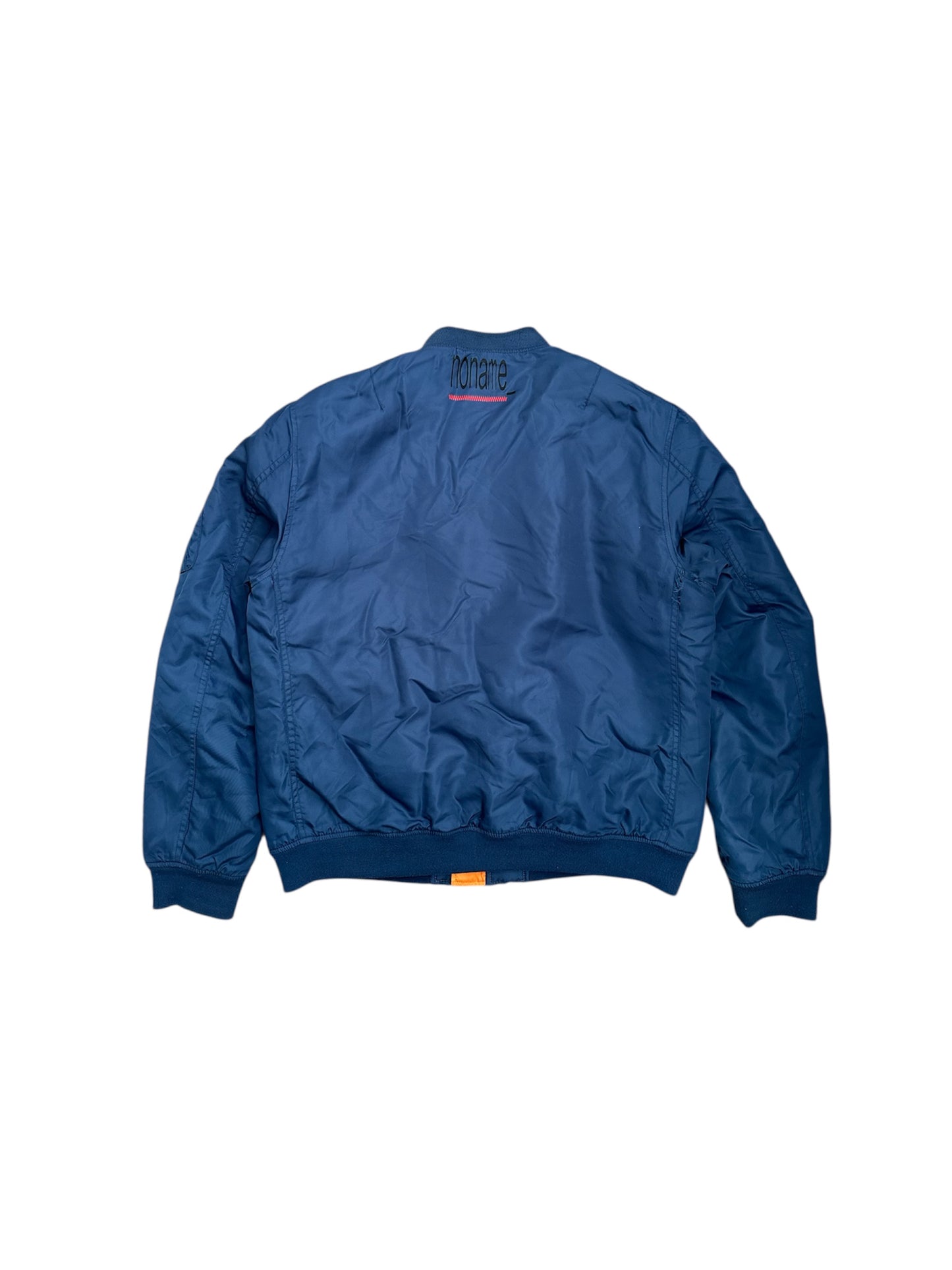 Blue Military Bomber Jacket
