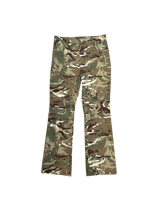 Camouflage Ripstop Flared Pants