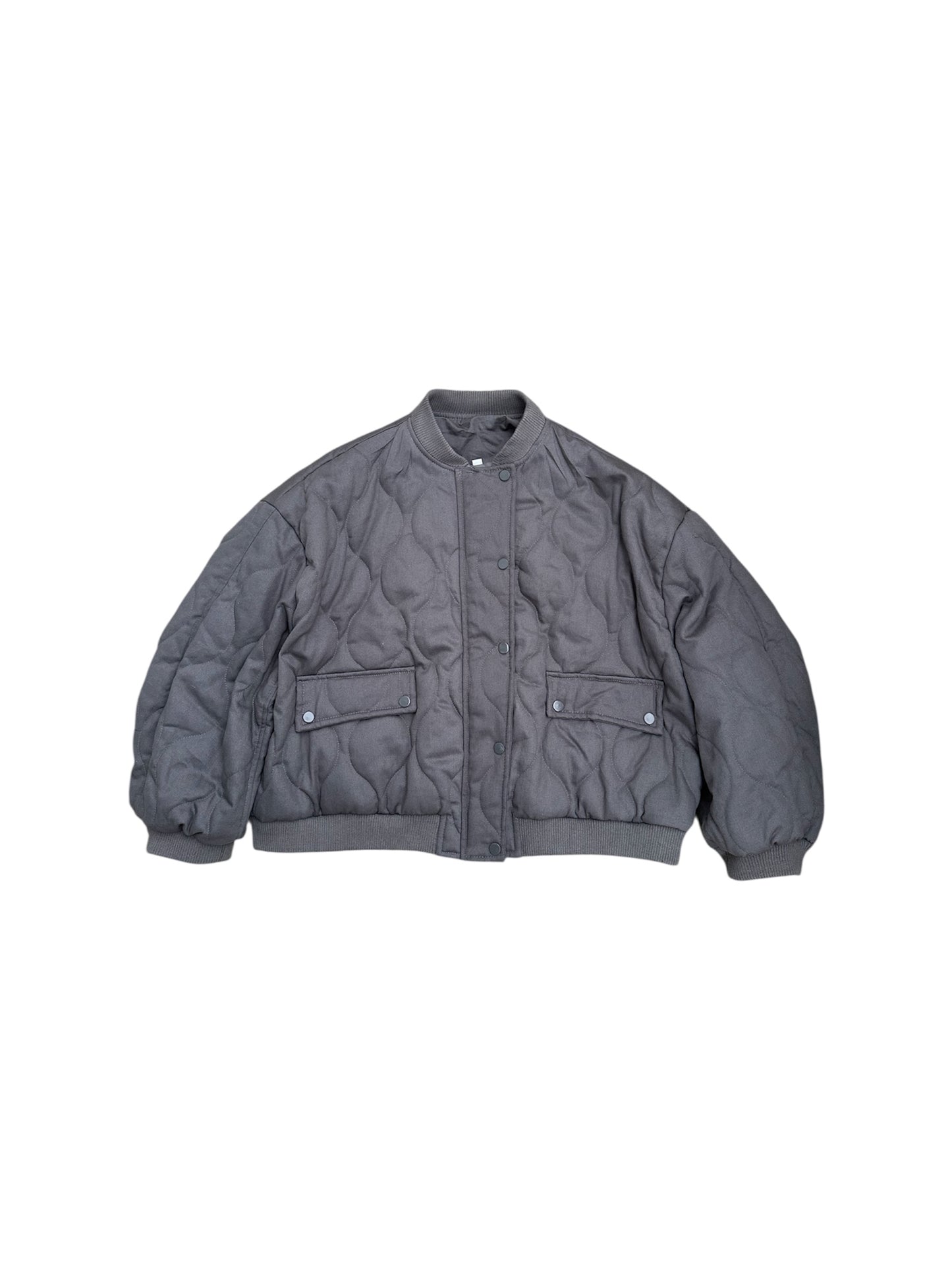 Grey Military Bomber