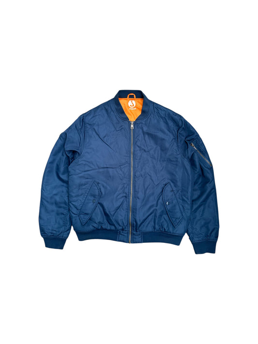 Blue Military Bomber Jacket