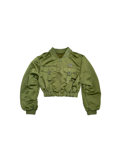 Green Bomber Jacket